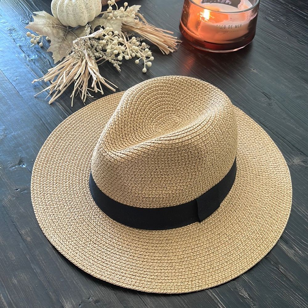 Fidora hat-wide rimmed
